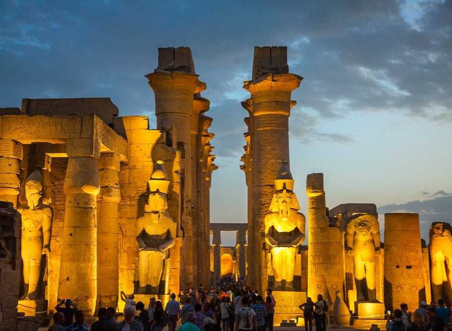 Evening Visit to Luxor Temple
